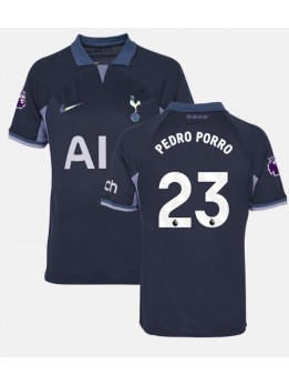 Tottenham Hotspur Pedro Porro #23 Replika Borta Kläder 2023-24 Kortärmad